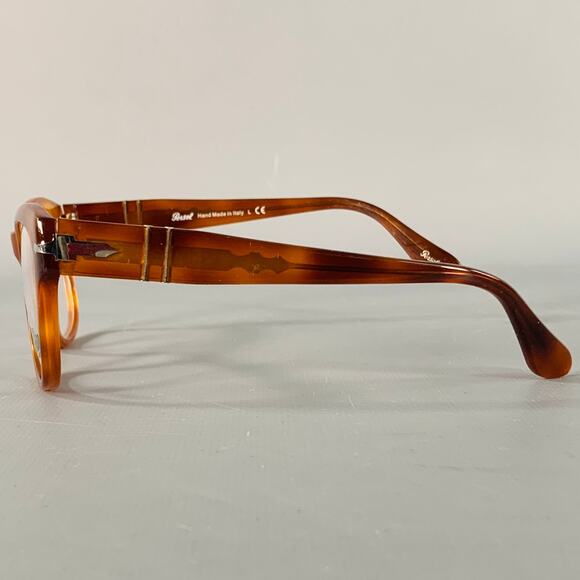 PERSOL Terra di Siena Orange Tortoiseshell Acetate Frames - Picture 4 of 9